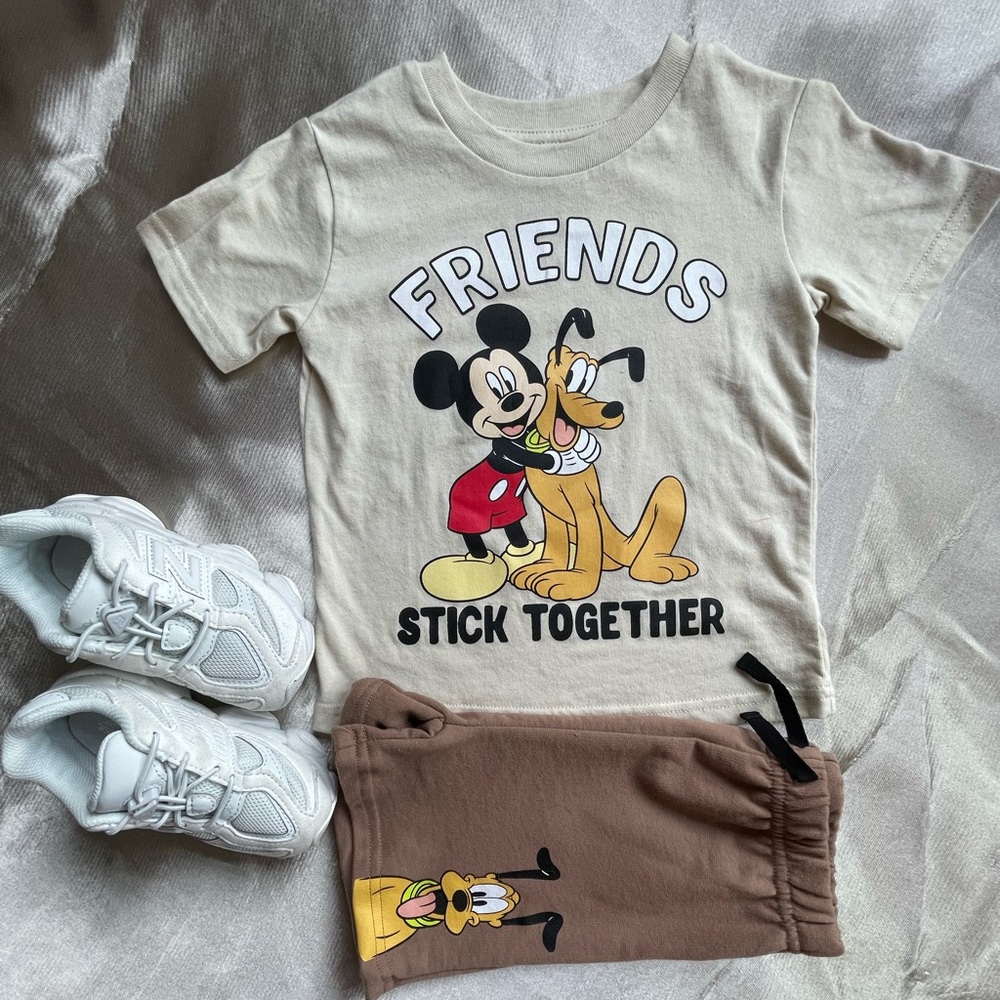 Disney shirt and shorts set